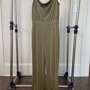 Jason Wu Olive Drape Jumpsuit